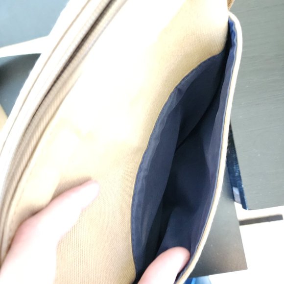 Beige Tommy Hilfiger Travel/Passport Bag Used Once - Picture 5 of 5